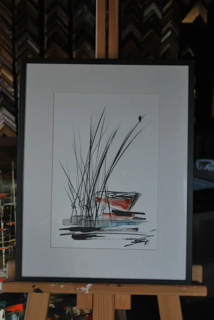 Eviart Frames finished works in ink 5