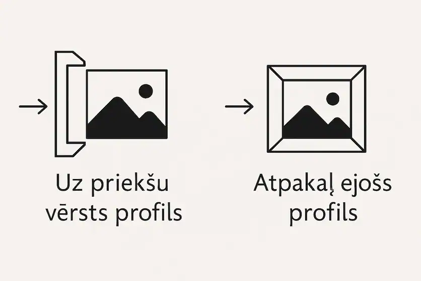 Eviart Frames painting profile direction