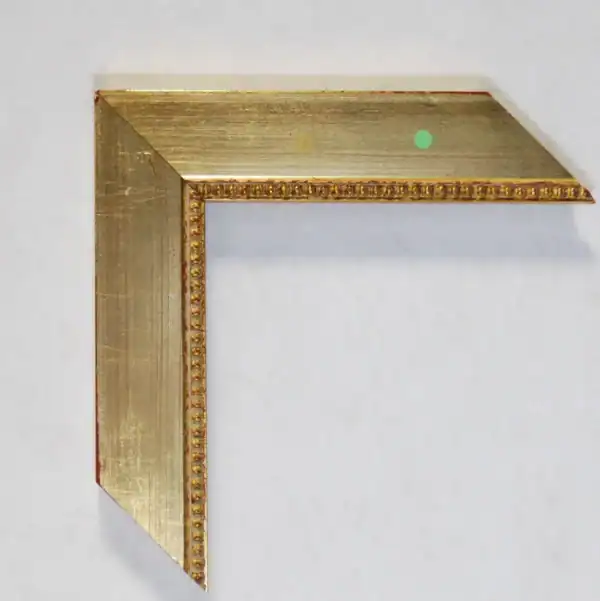 High quality gold photo frame, decorative design.
