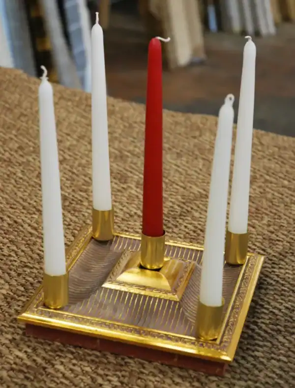 Golden throne